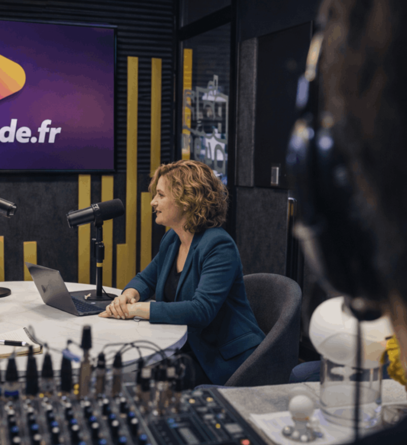 studio podcast entreprise Bourgogne Franche Comté enregistrement interview vidéo